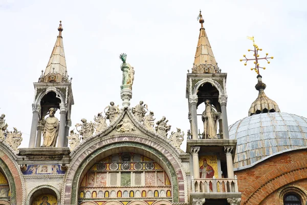 Λεπτομέρεια Από Βασιλική Του Αγίου Μάρκου Στη Βενετία Ιταλία — Φωτογραφία Αρχείου