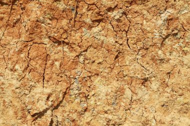Toprak ve sarı kil arka plan