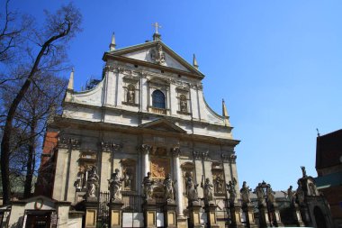 Krakow St Peter ve Paul Kilisesi. Polonya