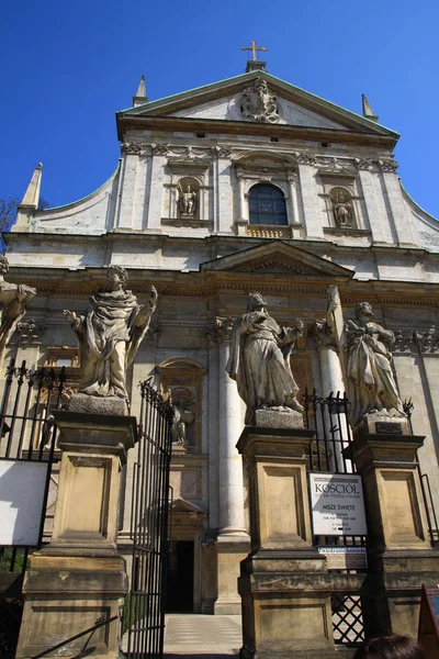 Chiesa San Pietro Paolo Cracovia Polonia — Foto Stock