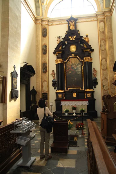 Uno Los Interiores Iglesia San Pedro Pablo Cracovia Polonia — Foto de Stock