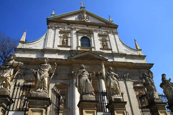 Igreja São Pedro Paulo Cracóvia Polónia — Fotografia de Stock