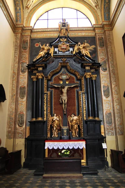 Uno Los Interiores Iglesia San Pedro Pablo Cracovia Polonia — Foto de Stock
