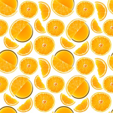 Turuncu seamless modeli. Meyve. Gıda arka plan