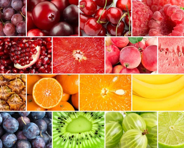 Sfondo Frutta Fresca Colore Maturo Contesto Alimentare — Foto Stock