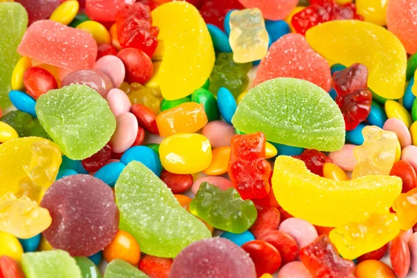 Змішані барвисті цукерки — стокове фото