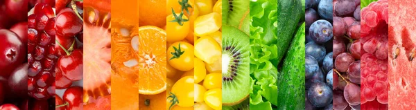 Background Fruits Vegetables Berries Fresh Food — Stock Photo, Image