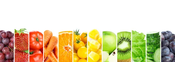 Fruits Vegetables Fresh Color Food — Stock Photo, Image