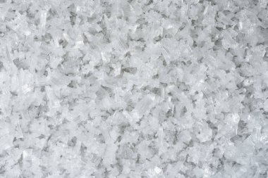 Macrophotography. Buz kristalleri Close-up.