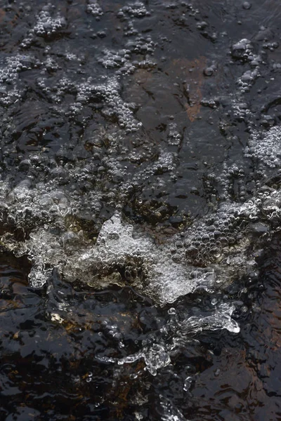 Fluxo Furioso Água Córrego Rápido — Fotografia de Stock