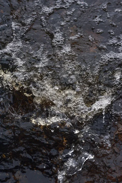 Fluxo Furioso Água Córrego Rápido — Fotografia de Stock