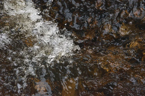 Courant Eau Qui Fait Rage Dans Courant Rapide — Photo