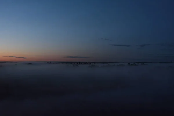 Midnatt dimma — Stockfoto