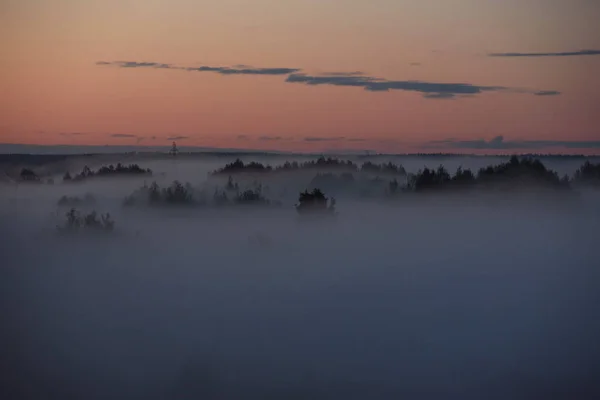 Nevoeiro da meia-noite — Fotografia de Stock