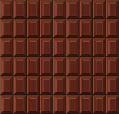 Süt çikolata Bar sorunsuz arka plan deseni. Vektör