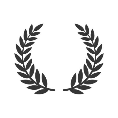 Dairesel Defne Foliat Ekoni. Film Festivali Ödülü. Vektör