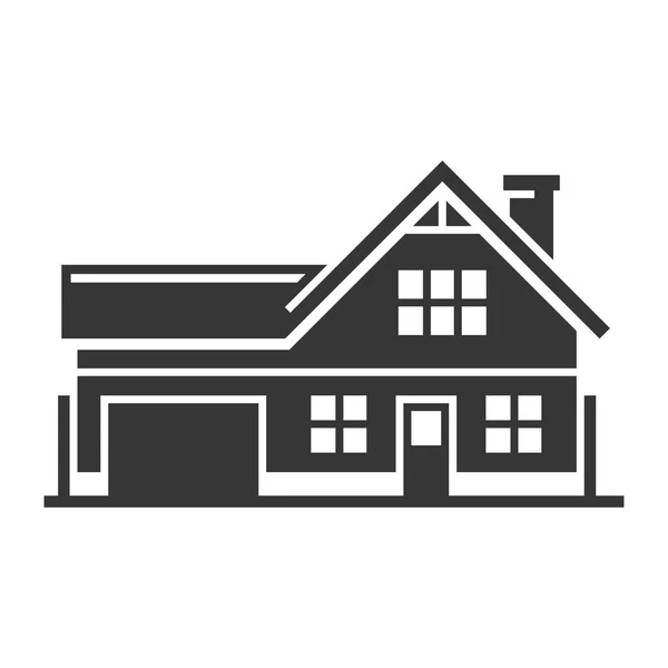 Dům ikony na bílém pozadí. vektor房子图标设置在白色背景上。矢量 — 图库矢量图片