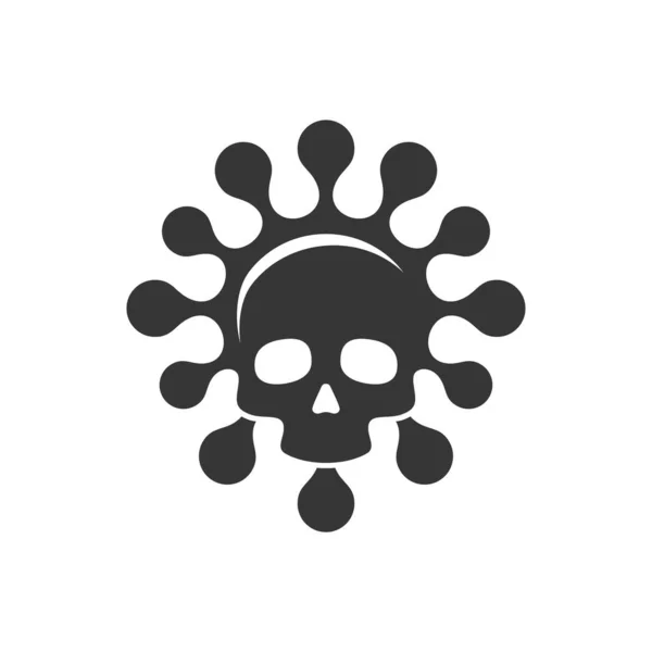 Знак предупреждения коронавируса в треугольнике. Икона Вирусной Концепции. Вектор — стоковый вектор
