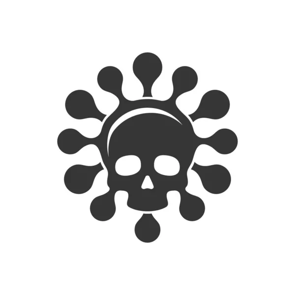 Знак предупреждения коронавируса в треугольнике. Икона Вирусной Концепции. Вектор — стоковый вектор