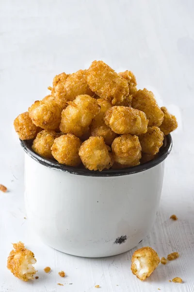 Crocchette di patate dorate fritte rustiche — Foto Stock
