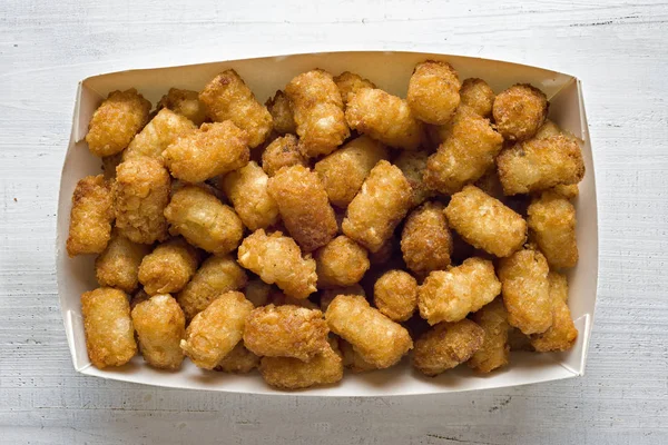 Rustik stekt gyllene potatis Tater Tots — Stockfoto