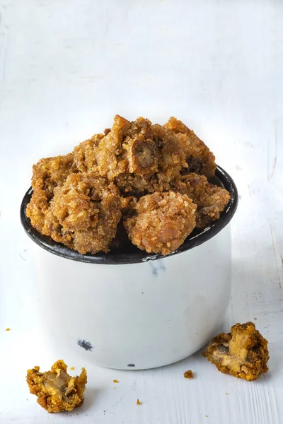 Crispy breaded fried mushroom — Stock Photo, Image