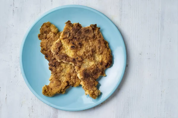 Gouden Amerikaanse zuidelijke kip gebakken steak — Stockfoto