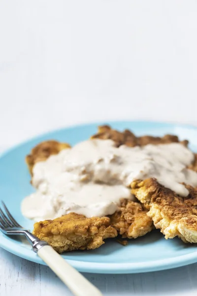 Golden american southern chicken fried steak — Stock Photo, Image