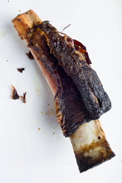 Κλείσιμο Του Αμερικανικού Βοείου Κρέατος Bbq Rib — Φωτογραφία Αρχείου