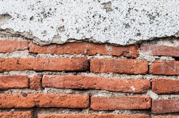 Parede Tijolo Vazio Envelhecido Como Fundo — Fotografia de Stock