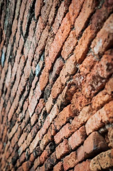 Aged Empty Brick Wall Background — Stock Photo, Image