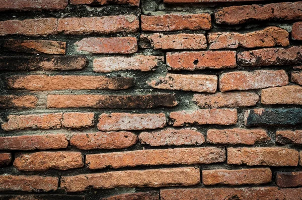 Aged Empty Brick Wall Background — Stock Photo, Image