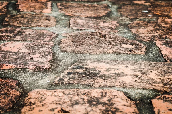 Άδειο Ηλικίας Πέτρινο Πάτωμα Φόντο — Φωτογραφία Αρχείου
