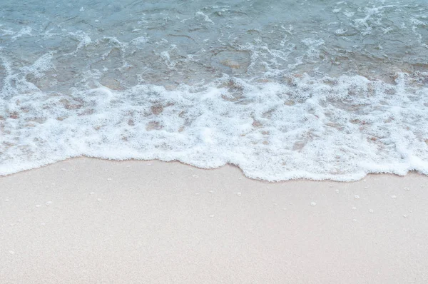 Ondas Mar Com Espuma Litoral Como Fundo — Fotografia de Stock