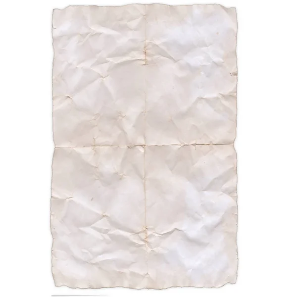 Crumpled White Sheet Background — Stock Photo, Image
