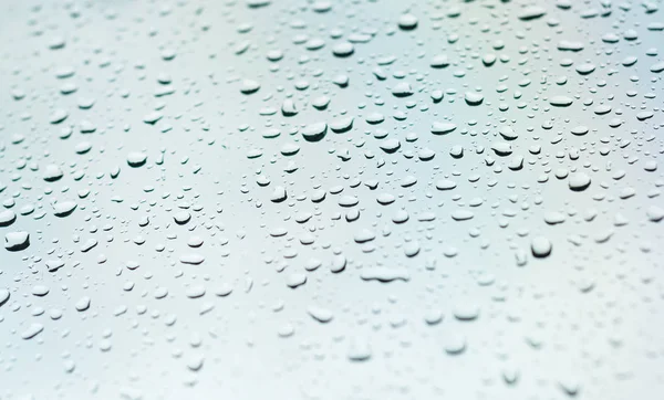Капли Дождя Стеклянном Фоне — стоковое фото