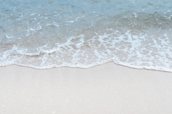 Ondas Mar Com Espuma Litoral Como Fundo — Fotografia de Stock