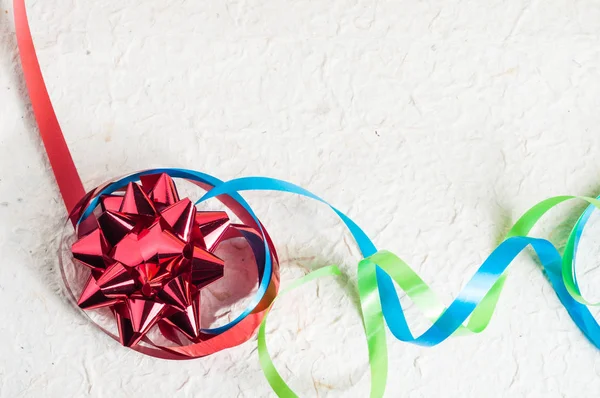 Colorful ribbons for decoration of holiday presents