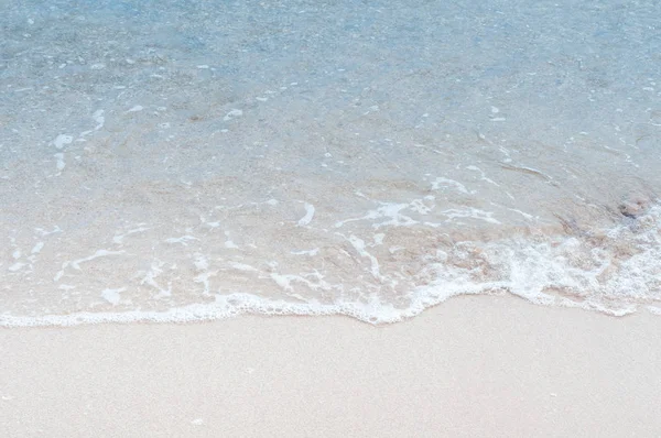 Mořské Vlny Pěnou Pobřeží Jako Pozadí — Stock fotografie
