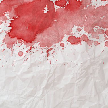 bloody stains on white background clipart