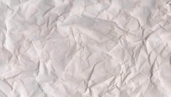 Мятый Белый Лист Качестве Фона — стоковое фото