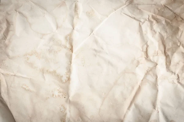 Background Texture Crumpled Aged Paper Spot Stain — Stock Photo, Image