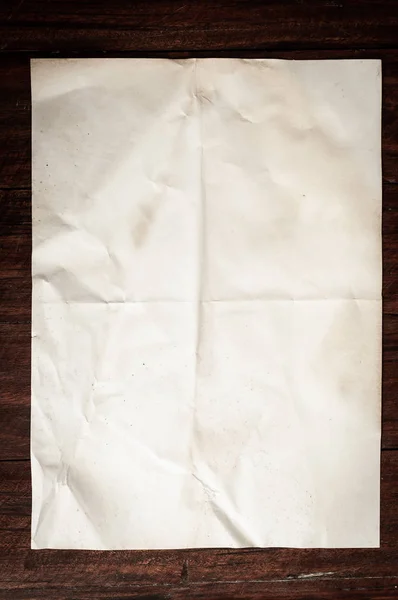 Background Texture Crumpled Aged Paper Spot Stain — Stock Photo, Image