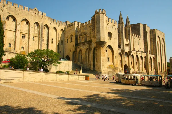 Palais Des Papes Auch Bekannt Als Papstpalast Avignion Der Provence — Stockfoto