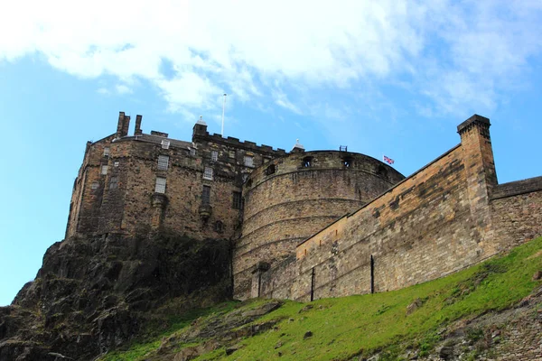 Edinburgh Castle Rock Berühmter Ort Schottland — Stockfoto