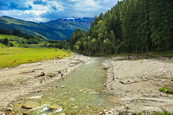 라우리스 계곡의 오스트리아의 타우에른 잘츠부르크 땅에서 아름다움과 유명한 — 스톡 사진