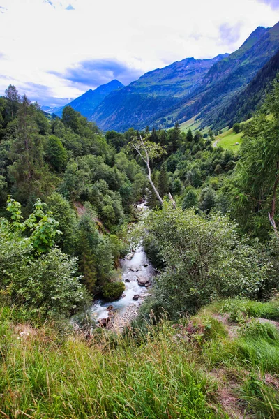 Rauris Valley High Tauern Mountains Austrian Alps Most Beauty Famous — стоковое фото