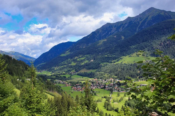 Πόλη Σπα Bad Gastein Στις Αυστριακές Άλπεις Ψηλό Tauern Βουνό — Φωτογραφία Αρχείου