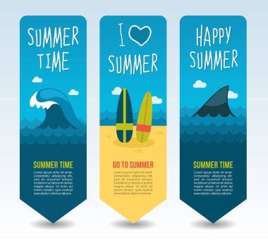 Seyahat ve tatil vektör afiş