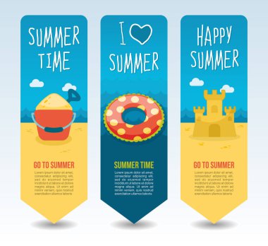 Seyahat ve tatil vektör afiş